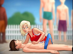 夏日传奇 第91集 - 红发女郎在光荣洞窟里为我口交，拯救生命