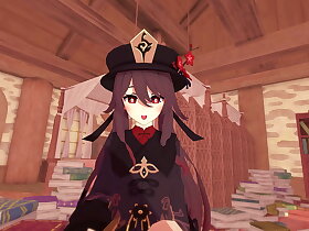 原神 - 胡桃足交 [4K，60FPS，3D 成人游戏，无码，超高画质]