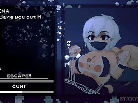 魅魔狩猎 - 我操了一个屁股丰满的白人女孩，她把我交给了她的朋友-[无尽性爱游戏] - 第二部分